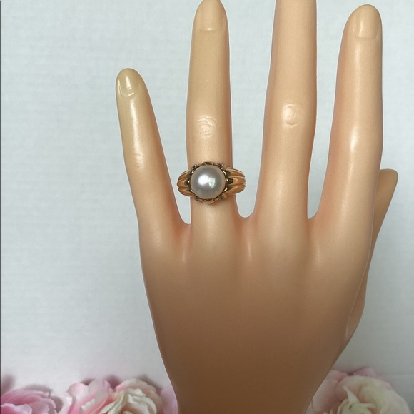 14k PEARL RING - Picture 8 of 8